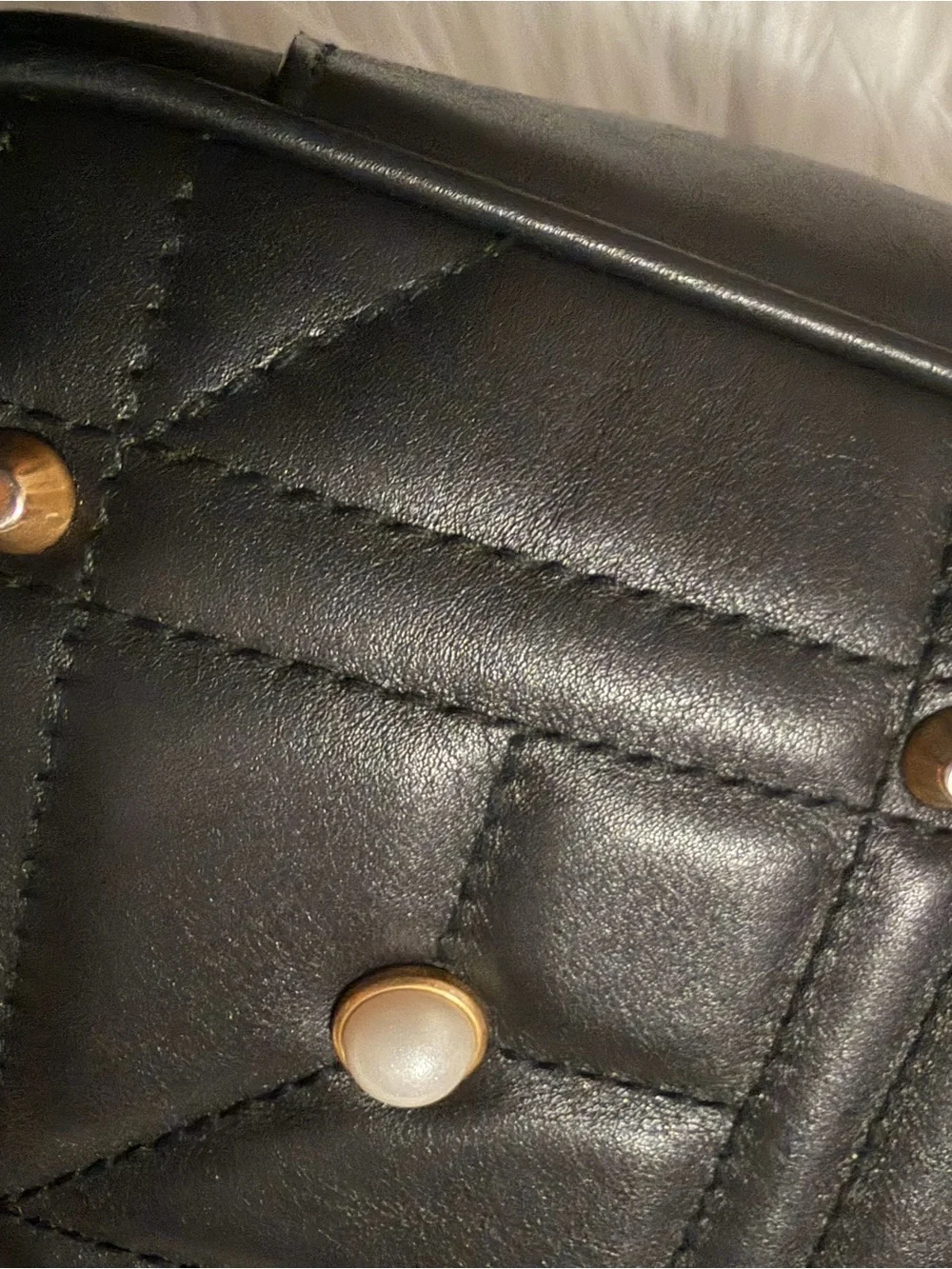 💗 Gucci GG Marmont Pearly Small Black Matelasse Leather Shoulder Bag Limited Ed - Picture 15 of 16